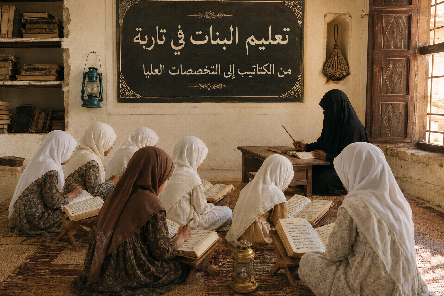 تعليم البنات بتاربة .. تاريخ الكتاتيب في حضرموت
